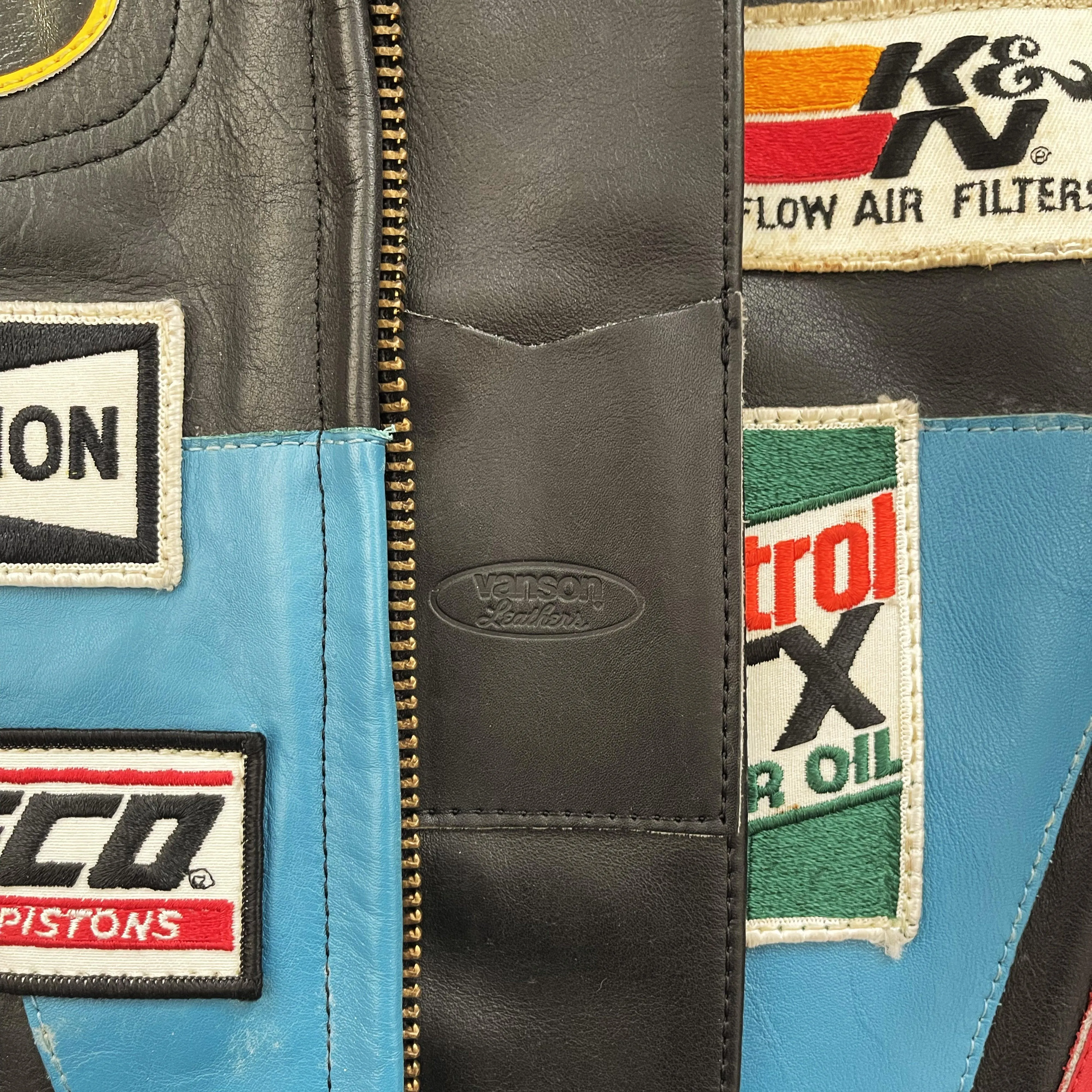 Vanson Leathers Motorcycle Racer Jacket - M